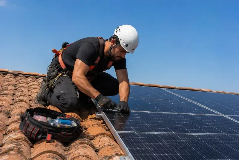 Maintenance et monitoring de panneaux solaires à Puisseguin