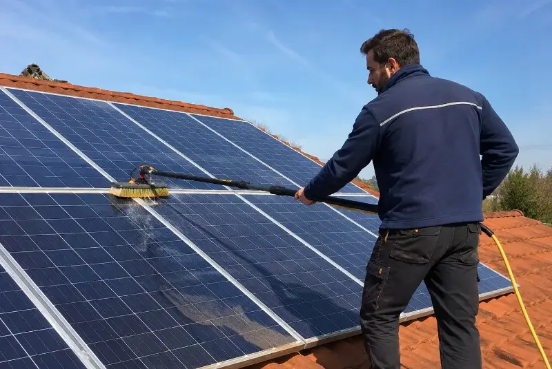Nettoyage et entretien de panneaux solaires à Puisseguin